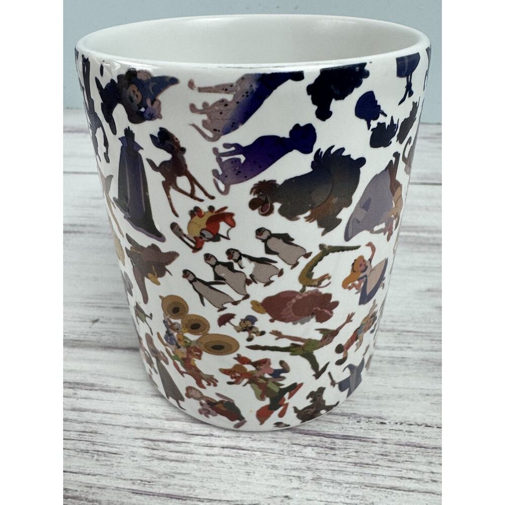 Disney‎ Ink & Paint Color Changing Ceramic Coffee Mug Cup Character Silhouettes - Picture 10 of 16